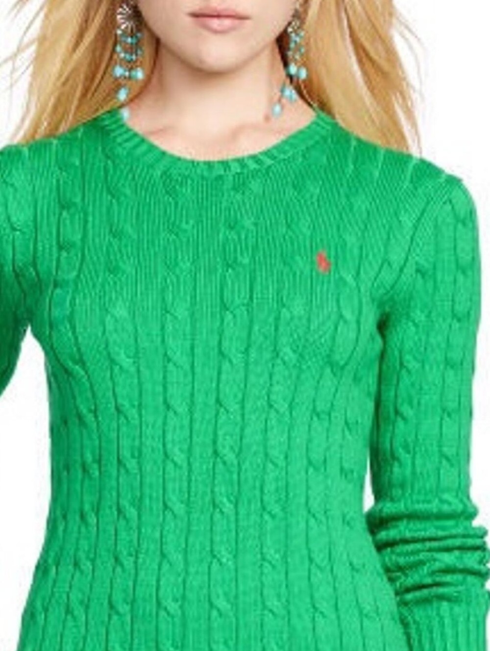 Ralph Lauren Sport Vintage Green Crewneck Sweater M
